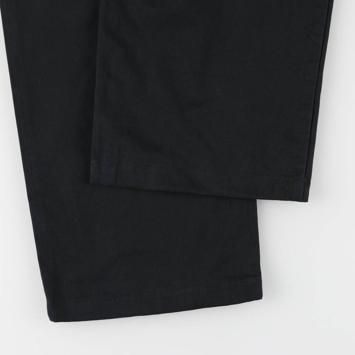 Ralph Lauren POLO by Ralph Lauren HAMMOND PANT, two-pleat chino pants, men's w35 equivalent cotton black type Vintage Second Hand