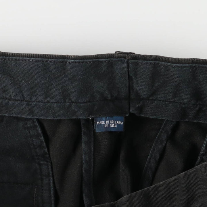 Ralph Lauren POLO by Ralph Lauren Two-pleat Chino Pants for Men, W35 cotton black type Vintage Second Hand