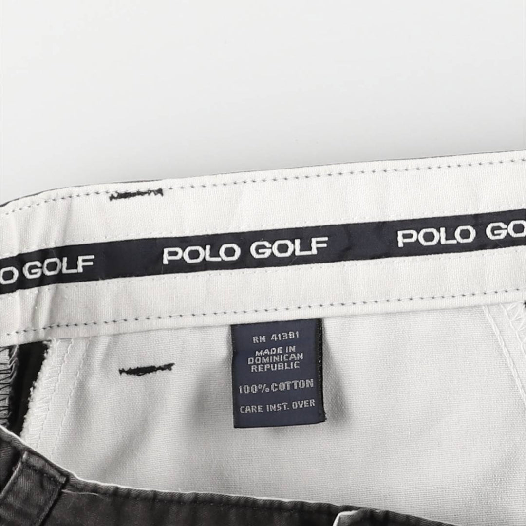 Ralph Lauren POLO GOLF Polo Golf Two-pleat Chino Pants for Men, Size W34 cotton gray type Vintage Second Hand