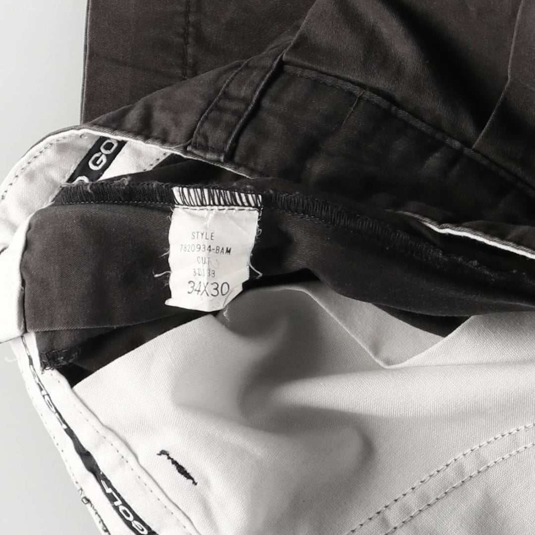 Ralph Lauren POLO GOLF Polo Golf Two-pleat Chino Pants for Men, Size W34 cotton gray type Vintage Second Hand