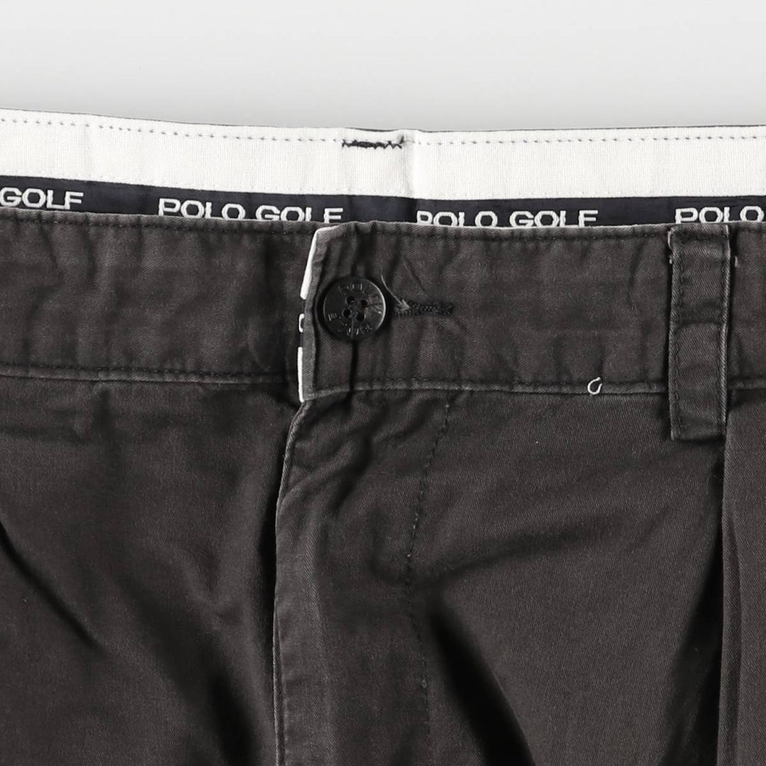 Ralph Lauren POLO GOLF Polo Golf Two-pleat Chino Pants for Men, Size W34 cotton gray type Vintage Second Hand
