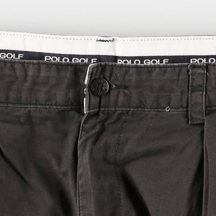 Ralph Lauren POLO GOLF Polo Golf Two-pleat Chino Pants for Men, Size W34 cotton gray type Vintage Second Hand