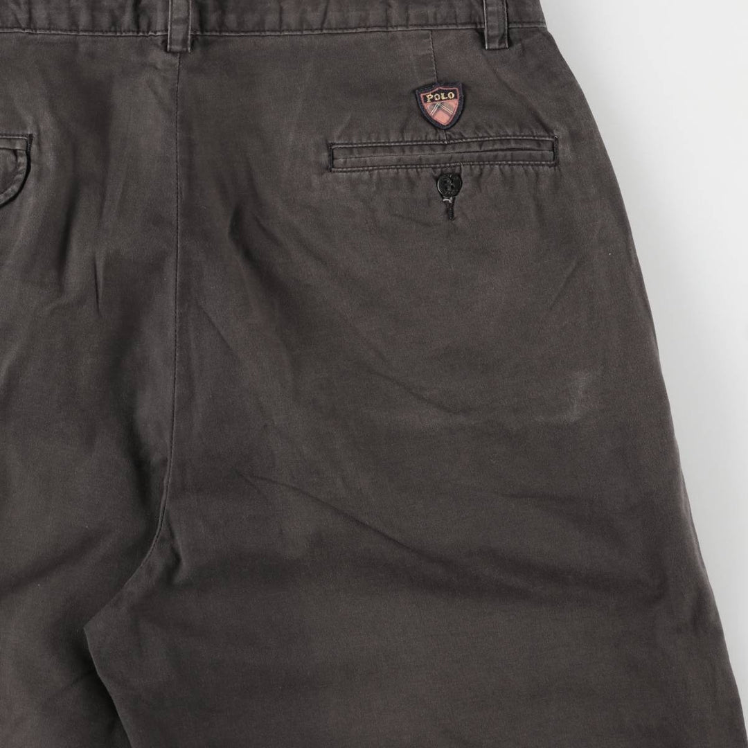 Ralph Lauren POLO GOLF Polo Golf Two-pleat Chino Pants for Men, Size W34 cotton gray type Vintage Second Hand