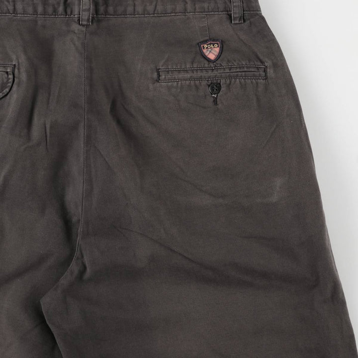 Ralph Lauren POLO GOLF Polo Golf Two-pleat Chino Pants for Men, Size W34 cotton gray type Vintage Second Hand
