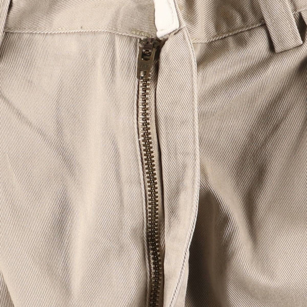 Ralph Lauren POLO by Ralph Lauren ANDREW PANT Two-pleat chino pants for men, equivalent to W31 cotton Beige type Vintage Second Hand