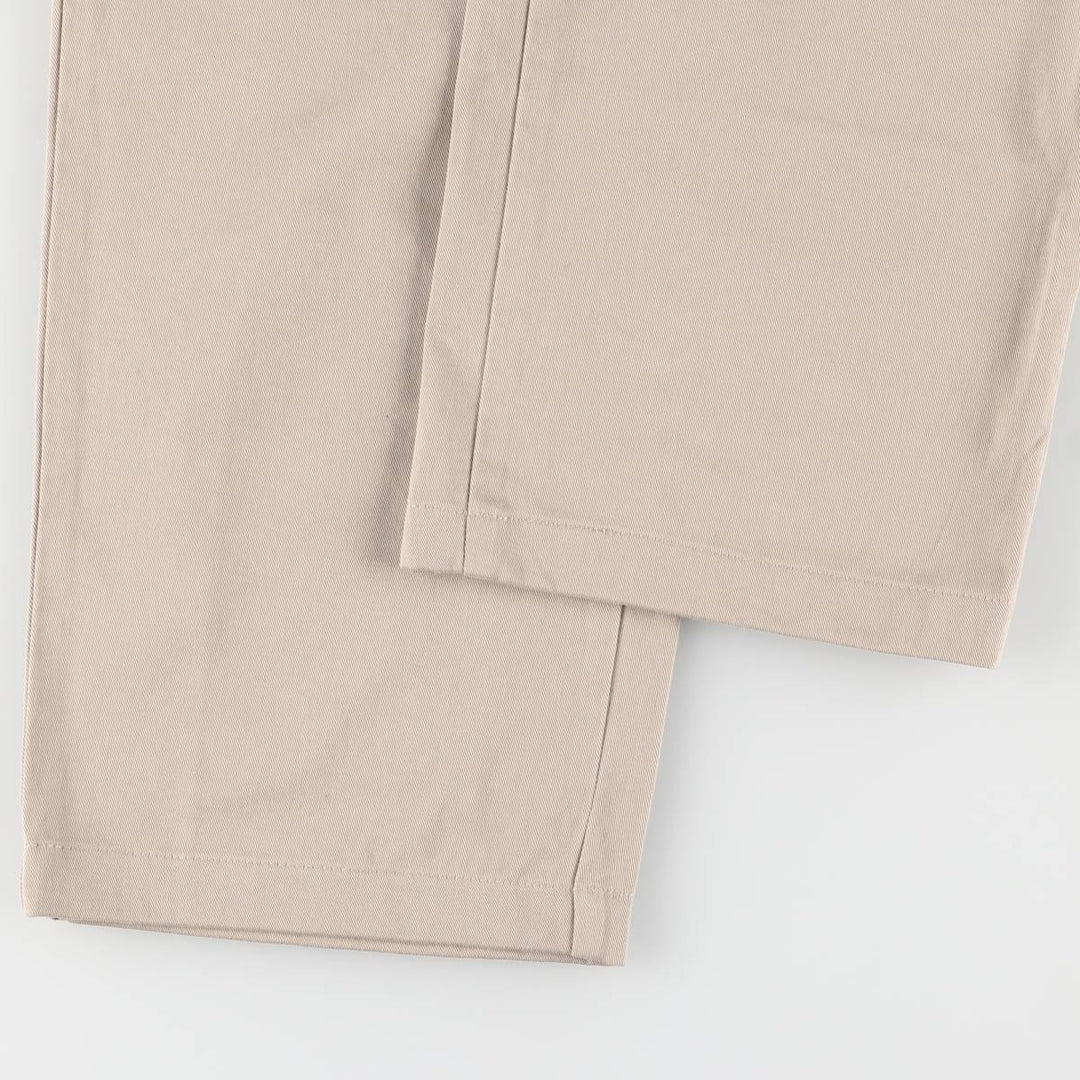 Ralph Lauren POLO by Ralph Lauren ANDREW PANT Two-pleat chino pants for men, equivalent to W31 cotton Beige type Vintage Second Hand