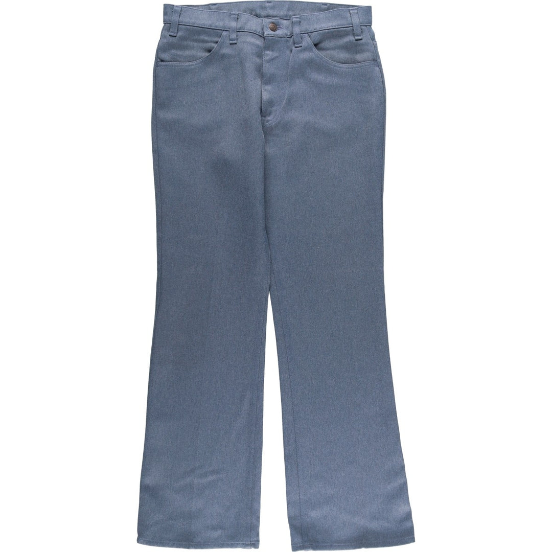 Vintage 1980'S Levi's 10517-4816 Men's Flare Pants, Size 34 (approx.) unclear gray type Vintage Second Hand