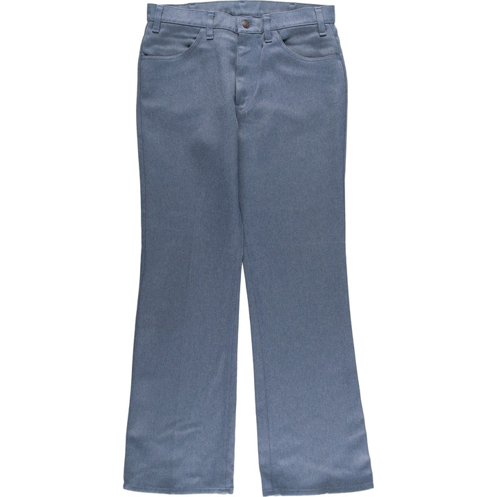 Vintage 1980'S Levi's 10517-4816 Men's Flare Pants, Size 34 (approx.) unclear gray type Vintage Second Hand