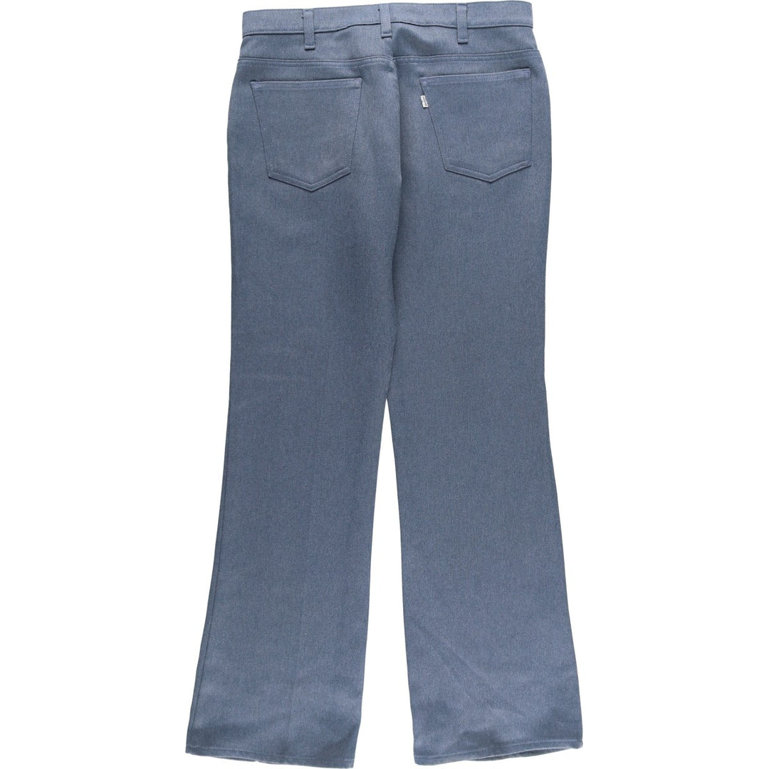 Vintage 1980'S Levi's 10517-4816 Men's Flare Pants, Size 34 (approx.) unclear gray type Vintage Second Hand