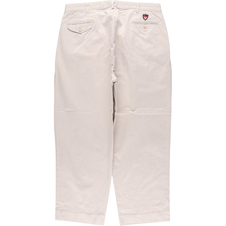 Ralph Lauren POLO GOLF Two-pleat Chino Pants, Made in USA, Men's, Size W37 cotton Beige type Vintage Second Hand