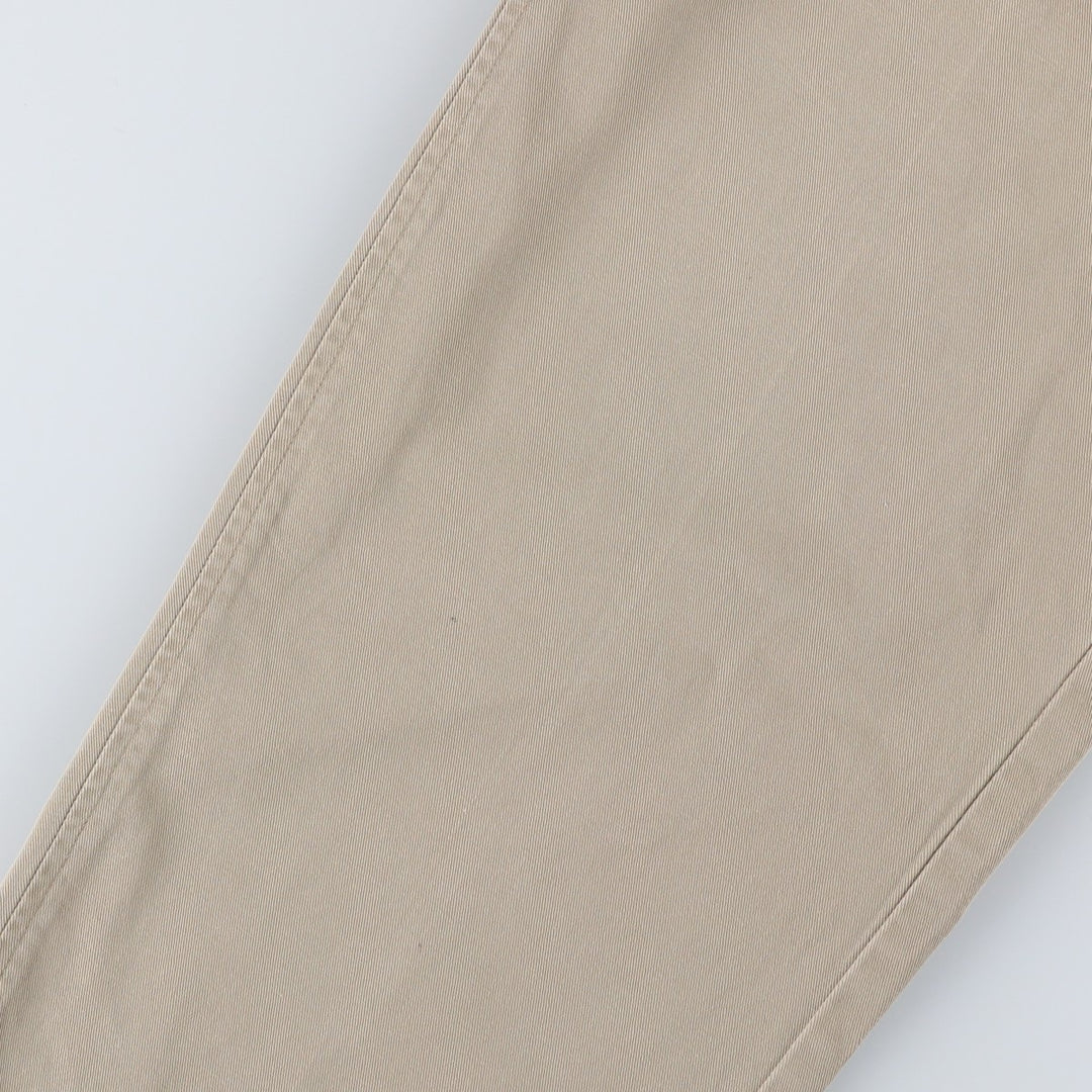 Vintage 90'S Ralph Lauren POLO GOLF two-pleat chino pants, made in the USA, men's size W32. cotton Beige type Vintage Second Hand