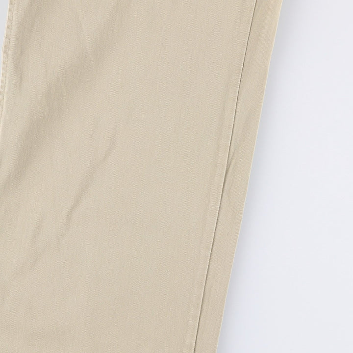 90'S Ralph Lauren POLO by Ralph Lauren Two-pleat Chino Pants Made in USA Men's W35 Vintage cotton Beige type Vintage Second Hand
