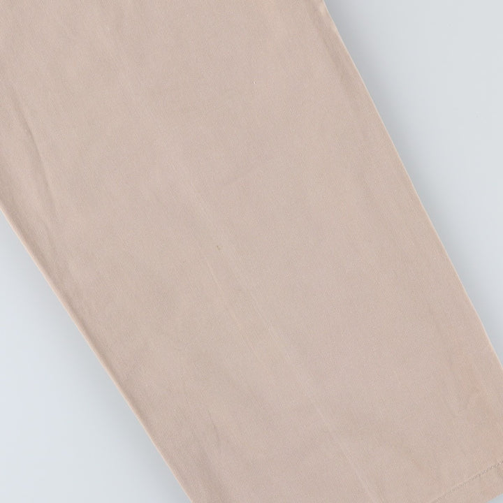 Vintage 90'S Ralph Lauren Polo Ralph Lauren two-pleat chino pants, made in the USA, men's size W32. cotton Beige type Vintage Second Hand