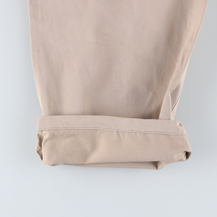 Vintage 90'S Ralph Lauren Polo Ralph Lauren two-pleat chino pants, made in the USA, men's size W32. cotton Beige type Vintage Second Hand