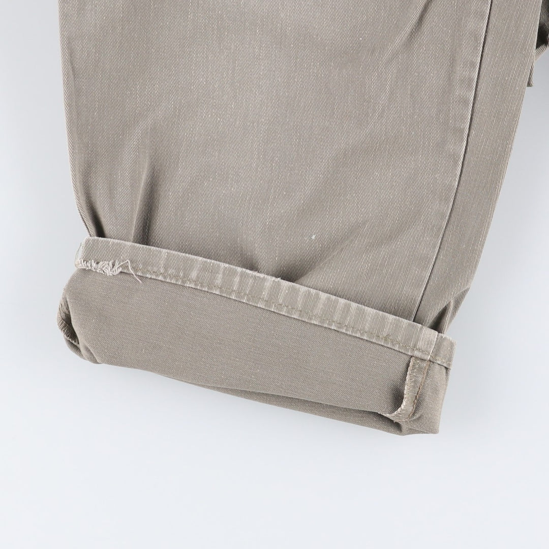 Vintage 90'S Ralph Lauren POLO by Ralph Lauren two-pleat chino pants, made in the USA, men's size W33. unclear Khaki type sage green Vintage Second Hand