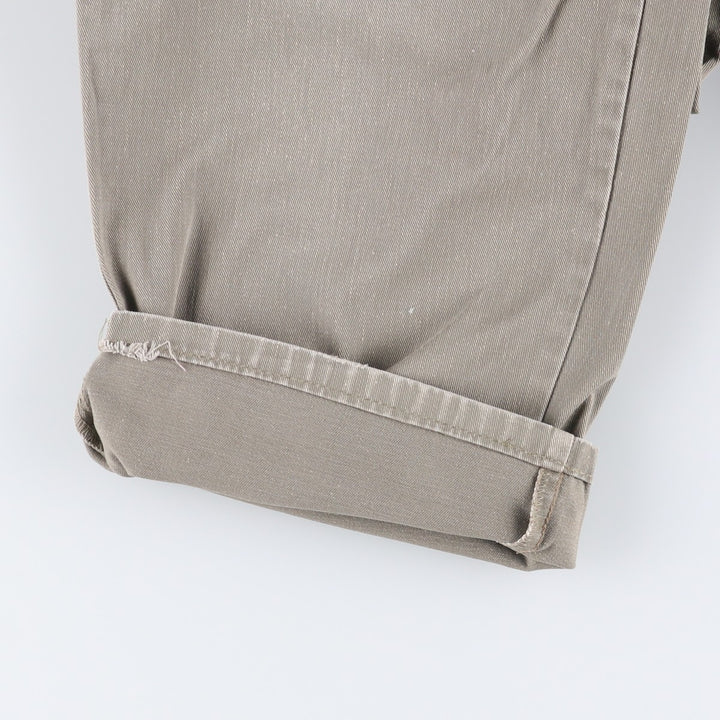 Vintage 90'S Ralph Lauren POLO by Ralph Lauren two-pleat chino pants, made in the USA, men's size W33. unclear Khaki type sage green Vintage Second Hand