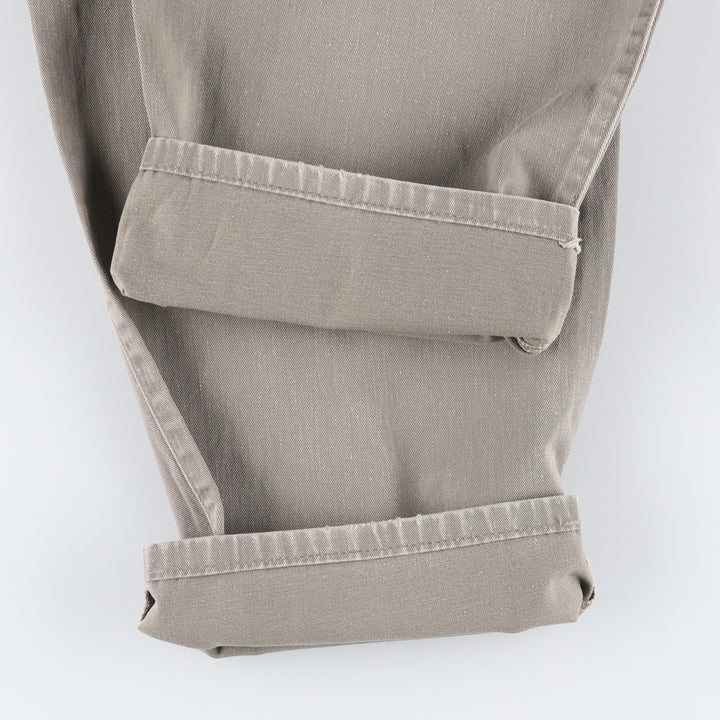 Vintage 90'S Ralph Lauren POLO by Ralph Lauren two-pleat chino pants, made in the USA, men's size W33. unclear Khaki type sage green Vintage Second Hand