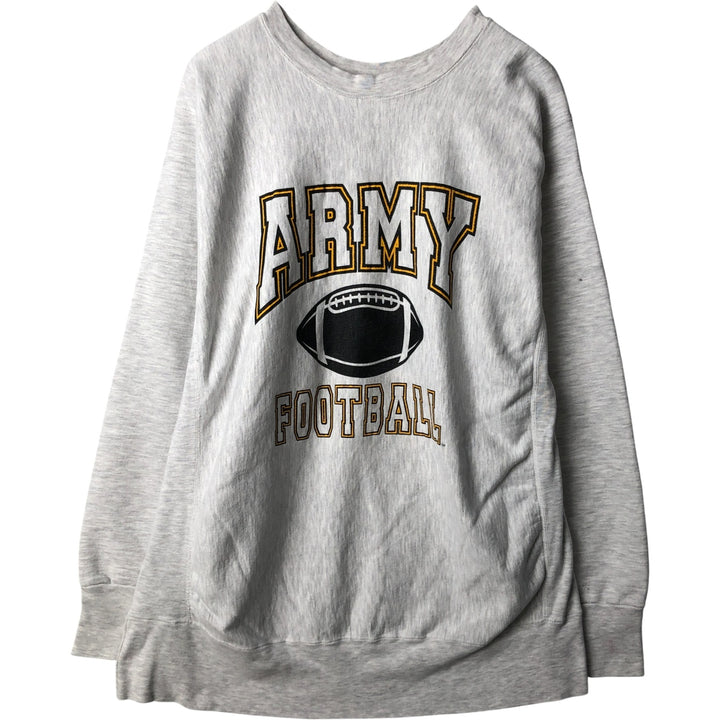 Vintage 90'S MV SPORT college sweatshirt, men's size XL cotton gray type Vintage Second Hand