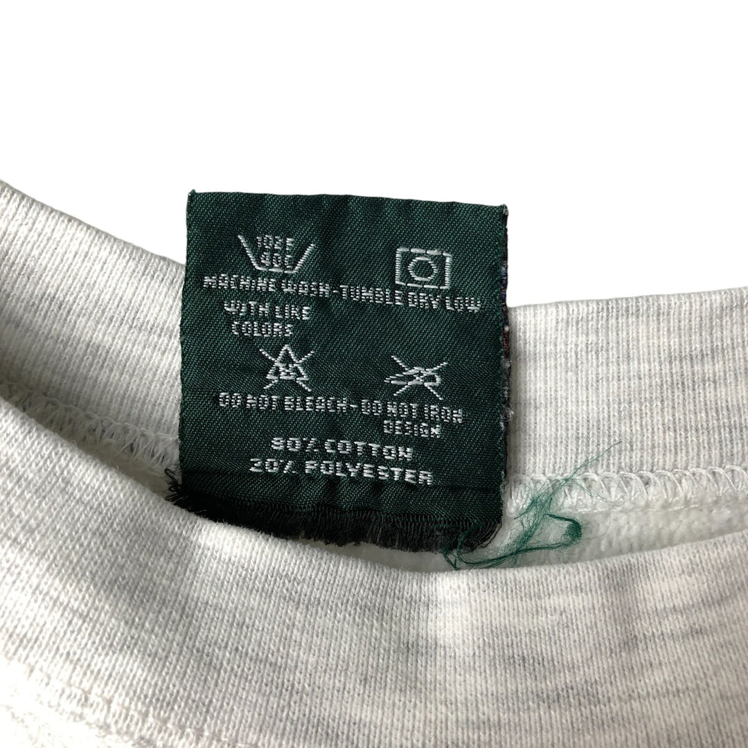 Vintage 90'S MV SPORT college sweatshirt, men's size XL cotton gray type Vintage Second Hand
