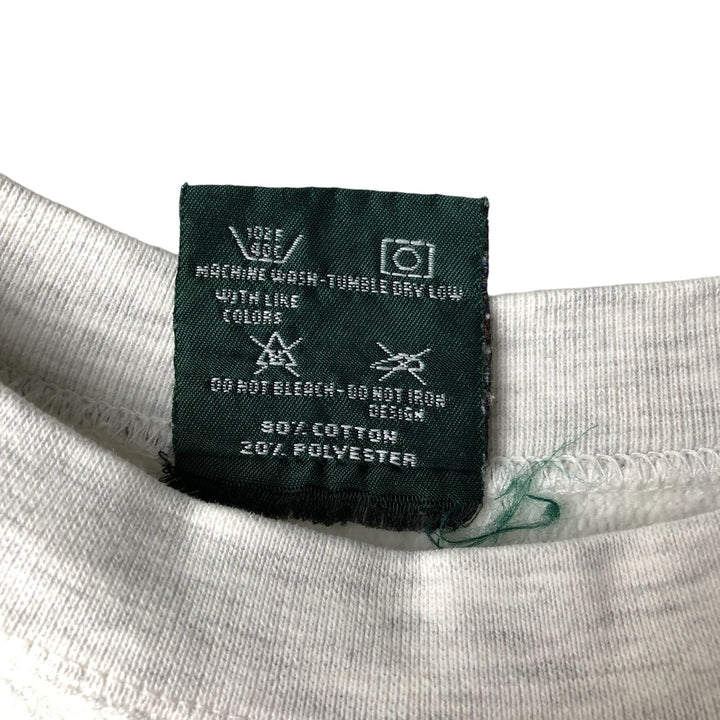 Vintage 90'S MV SPORT college sweatshirt, men's size XL cotton gray type Vintage Second Hand