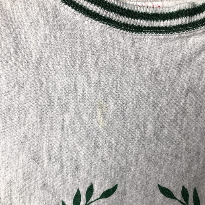 Vintage 1990'S Michigan State MVP college sweatshirt, made in the USA, size L, men's. cotton pale white type Vintage Second Hand