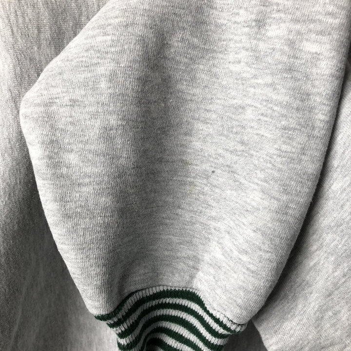 Vintage 1990'S Michigan State MVP college sweatshirt, made in the USA, size L, men's. cotton pale white type Vintage Second Hand