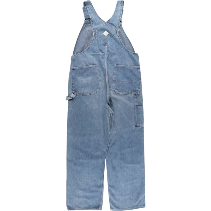 Vintage 1970'S JCPenney BIG MAC denim overalls, men's size W37. cotton blue type Vintage Second Hand