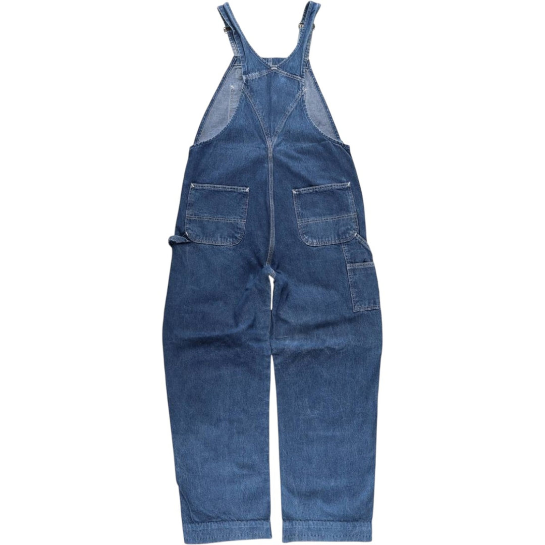 Carhartt denim overalls for men, equivalent to w36 cotton blue type Vintage Second Hand
