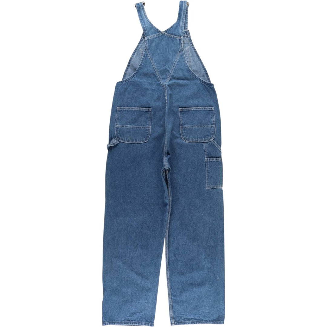 Carhartt denim overalls for men, equivalent to W38 cotton blue type Vintage Second Hand