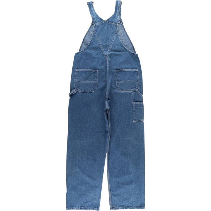 Carhartt denim overalls for men, equivalent to W38 cotton blue type Vintage Second Hand