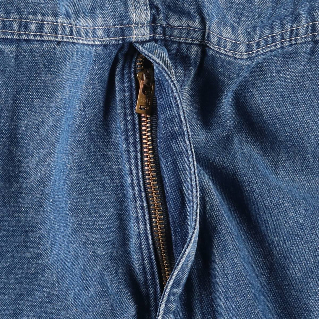 Carhartt denim overalls for men, equivalent to W38 cotton blue type Vintage Second Hand