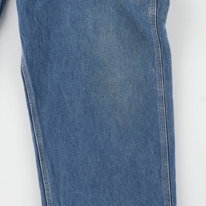 Carhartt denim overalls for men, equivalent to W38 cotton blue type Vintage Second Hand