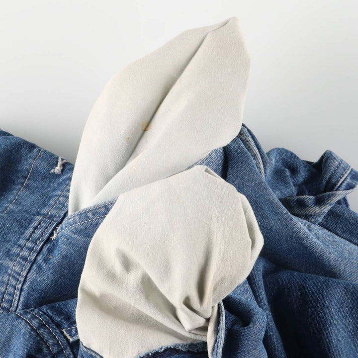 Carhartt denim overalls for men, equivalent to W38 cotton blue type Vintage Second Hand