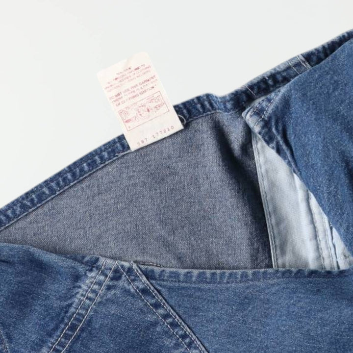 Vintage 80s-90'S Carhartt denim overalls, made in the USA, men's size W39. cotton blue type Vintage Second Hand