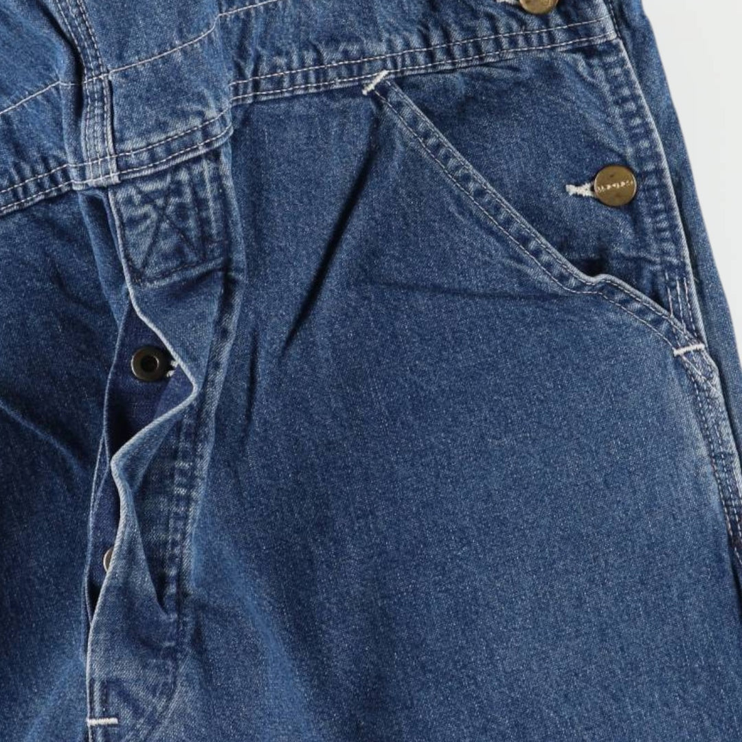 Vintage 80s-90'S Carhartt denim overalls, made in the USA, men's size W39. cotton blue type Vintage Second Hand