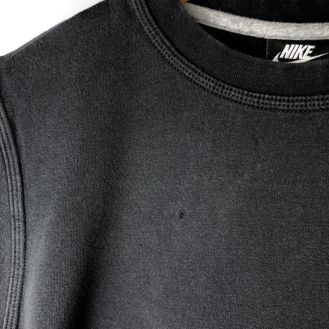 Nike One-Point Logo Sweatshirt, Men's Size Small cotton black type Vintage Second Hand