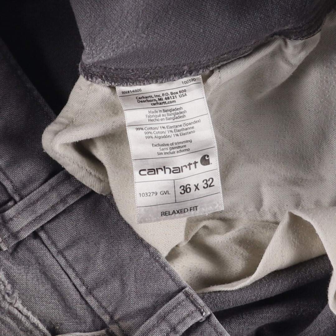 Carhartt Relaxed Fit Duck Painter Pants, Men's, Size 37 cotton Khaki type Vintage Second Hand