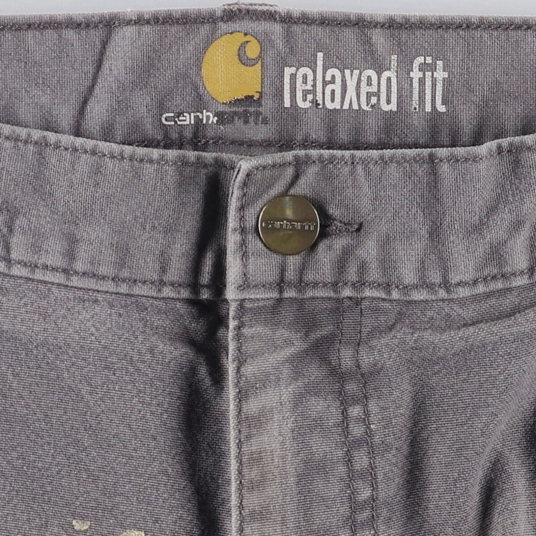 Carhartt Relaxed Fit Duck Painter Pants, Men's, Size 37 cotton Khaki type Vintage Second Hand