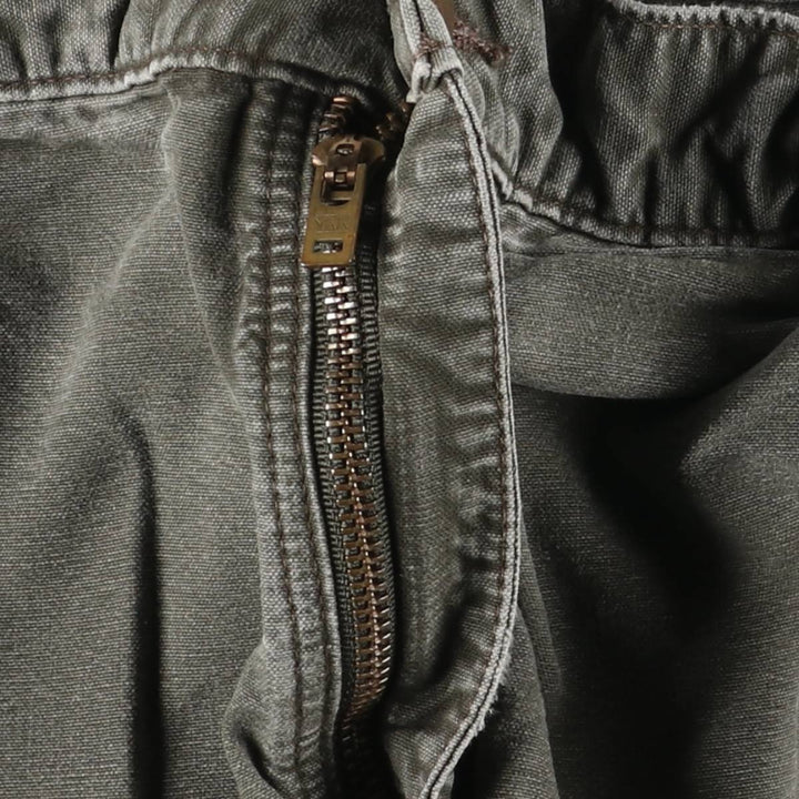 Carhartt Dungaree Fit Cargo Work Pants, Men's, Size 36 cotton Khaki type Vintage Second Hand