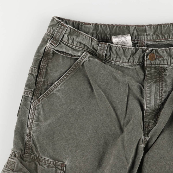 Carhartt Dungaree Fit Cargo Work Pants, Men's, Size 36 cotton Khaki type Vintage Second Hand