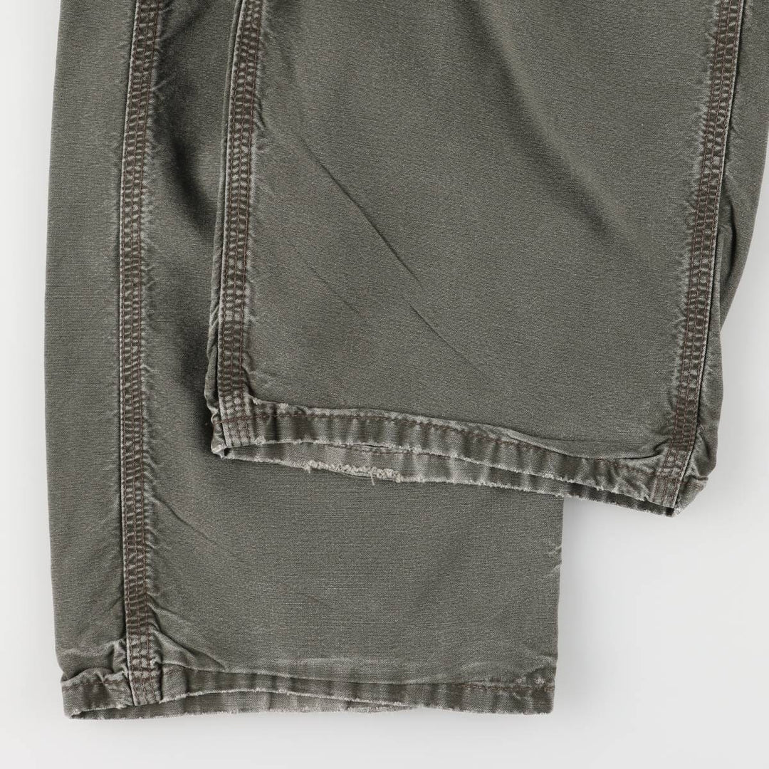 Carhartt Dungaree Fit Cargo Work Pants, Men's, Size 36 cotton Khaki type Vintage Second Hand