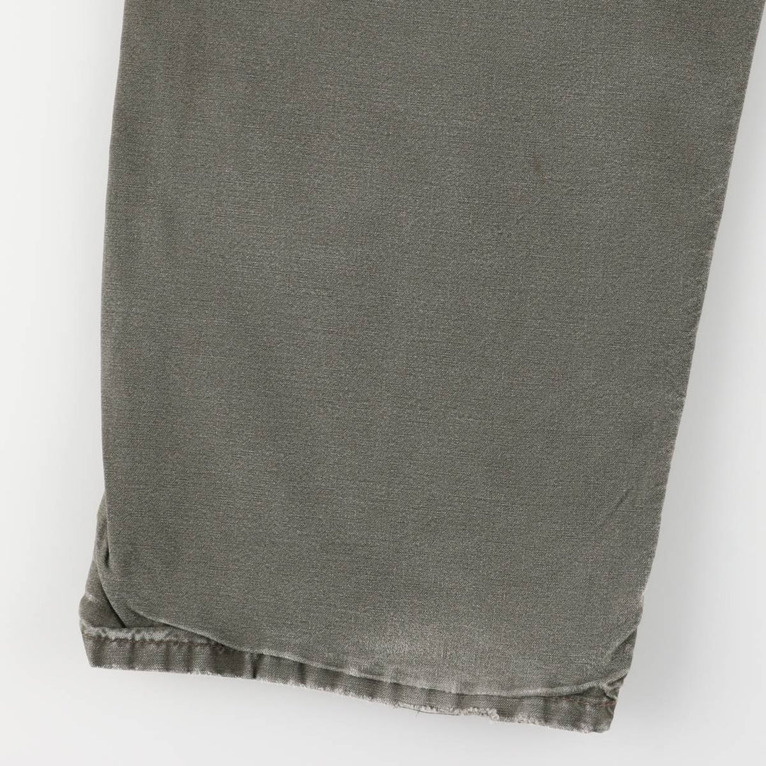 Carhartt Dungaree Fit Cargo Work Pants, Men's, Size 36 cotton Khaki type Vintage Second Hand