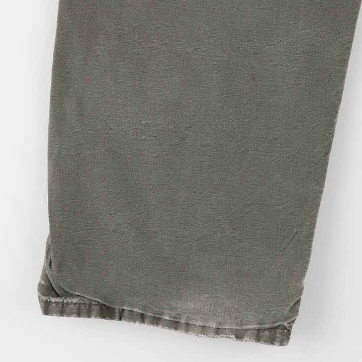 Carhartt Dungaree Fit Cargo Work Pants, Men's, Size 36 cotton Khaki type Vintage Second Hand