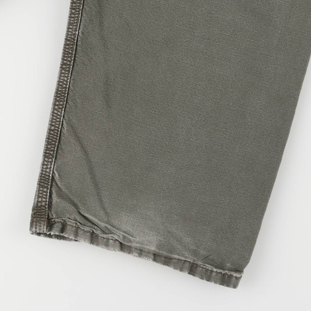 Carhartt Dungaree Fit Cargo Work Pants, Men's, Size 36 cotton Khaki type Vintage Second Hand