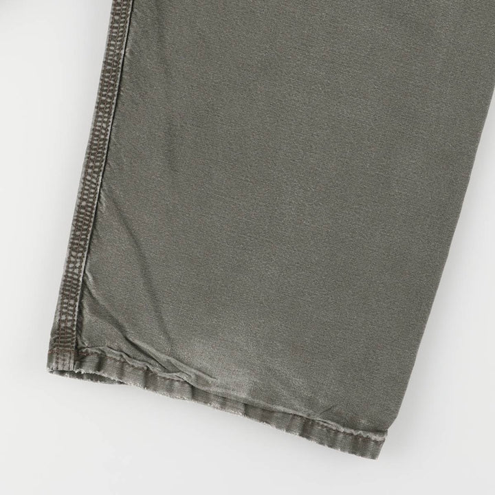 Carhartt Dungaree Fit Cargo Work Pants, Men's, Size 36 cotton Khaki type Vintage Second Hand