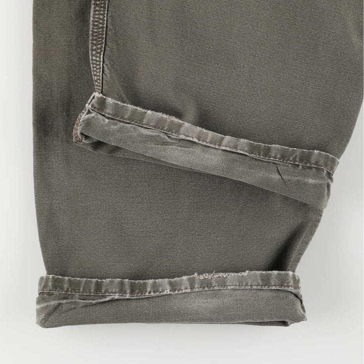Carhartt Dungaree Fit Cargo Work Pants, Men's, Size 36 cotton Khaki type Vintage Second Hand