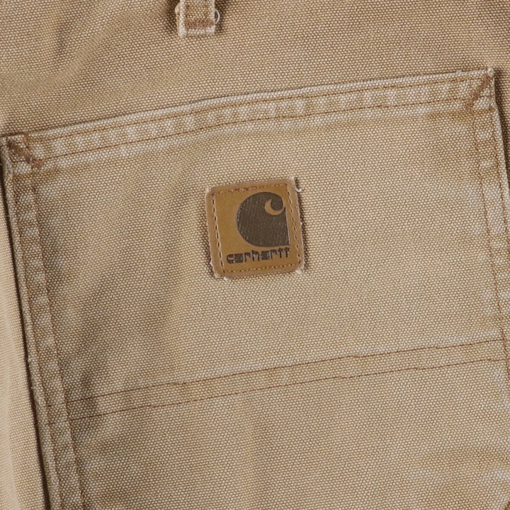 Carhartt Dungaree Fit Duck Painter Pants, Made in USA cotton Beige type Vintage Second Hand