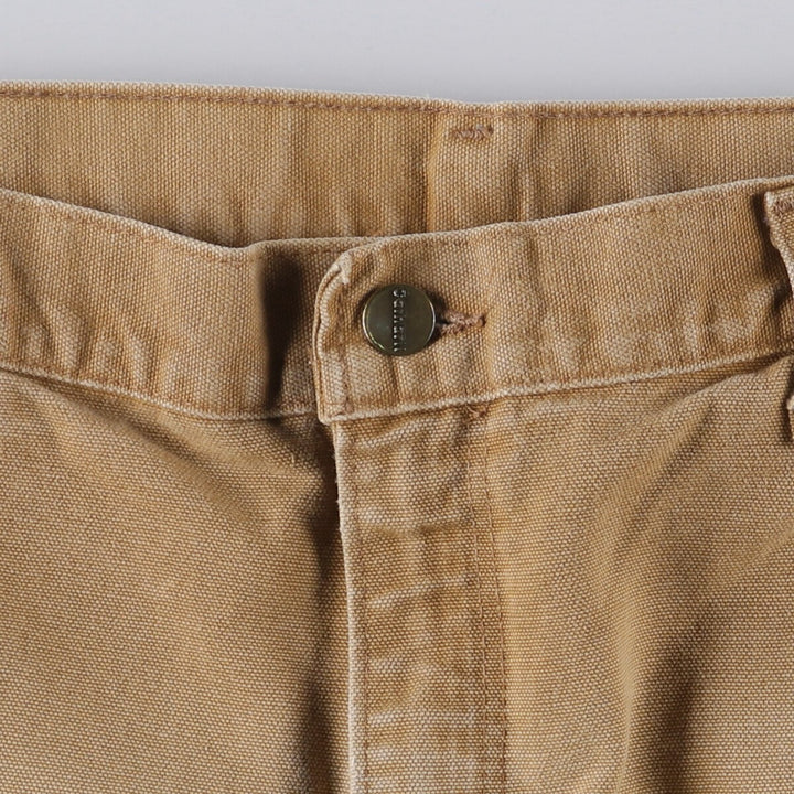 Carhartt Dungaree Fit Duck Painter Pants, Made in USA cotton Beige type Vintage Second Hand