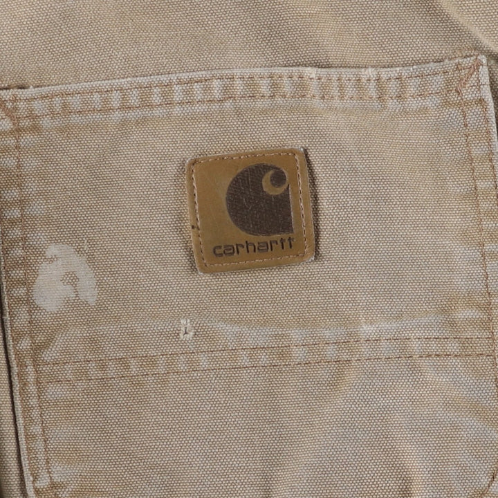Vintage Carhartt Duck Painter Pants, Made in USA, Men's Size 36 (approx.) cotton Beige type Vintage Second Hand