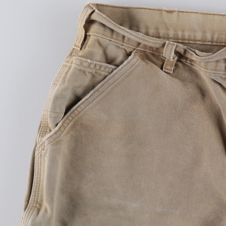 Vintage Carhartt Duck Painter Pants, Made in USA, Men's Size 36 (approx.) cotton Beige type Vintage Second Hand